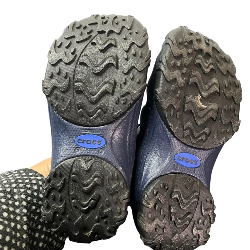 CROCS Trail Blazer Blue Outdoors Close toe water sandal Kids Size 2‎